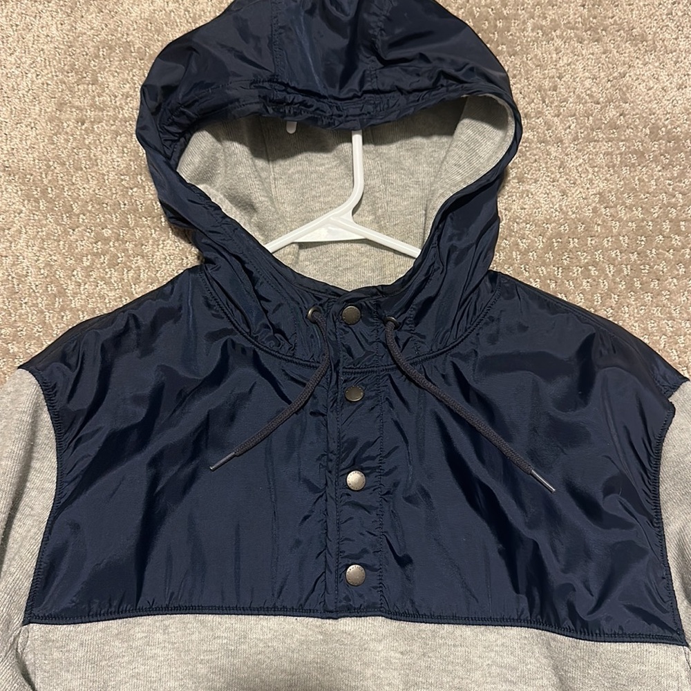 Nautica Gray and Blue Hoodie - Picture 5 of 6
